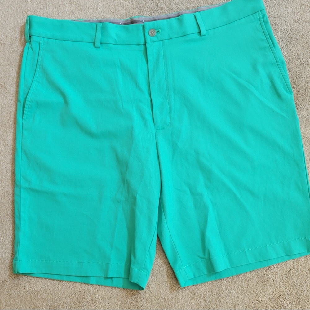 Walter Hagen Aqua Flat Front Shorts